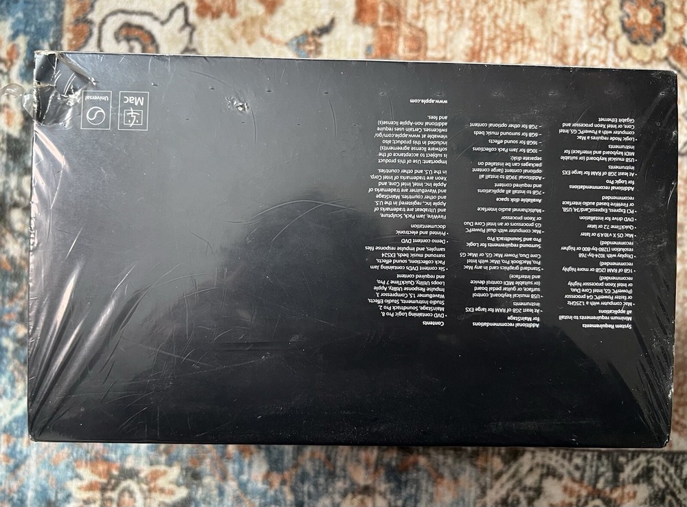 Unopened Logic Pro 8 Academic