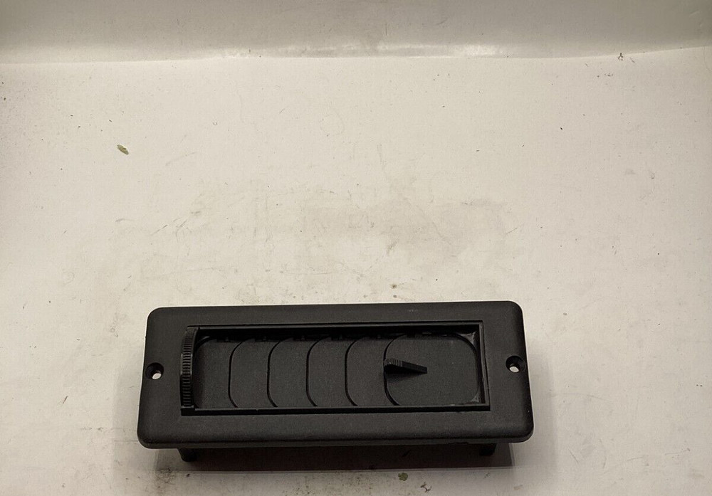 (QTY 2) Rectangular Fan Air Nozzle for Aircon, Black