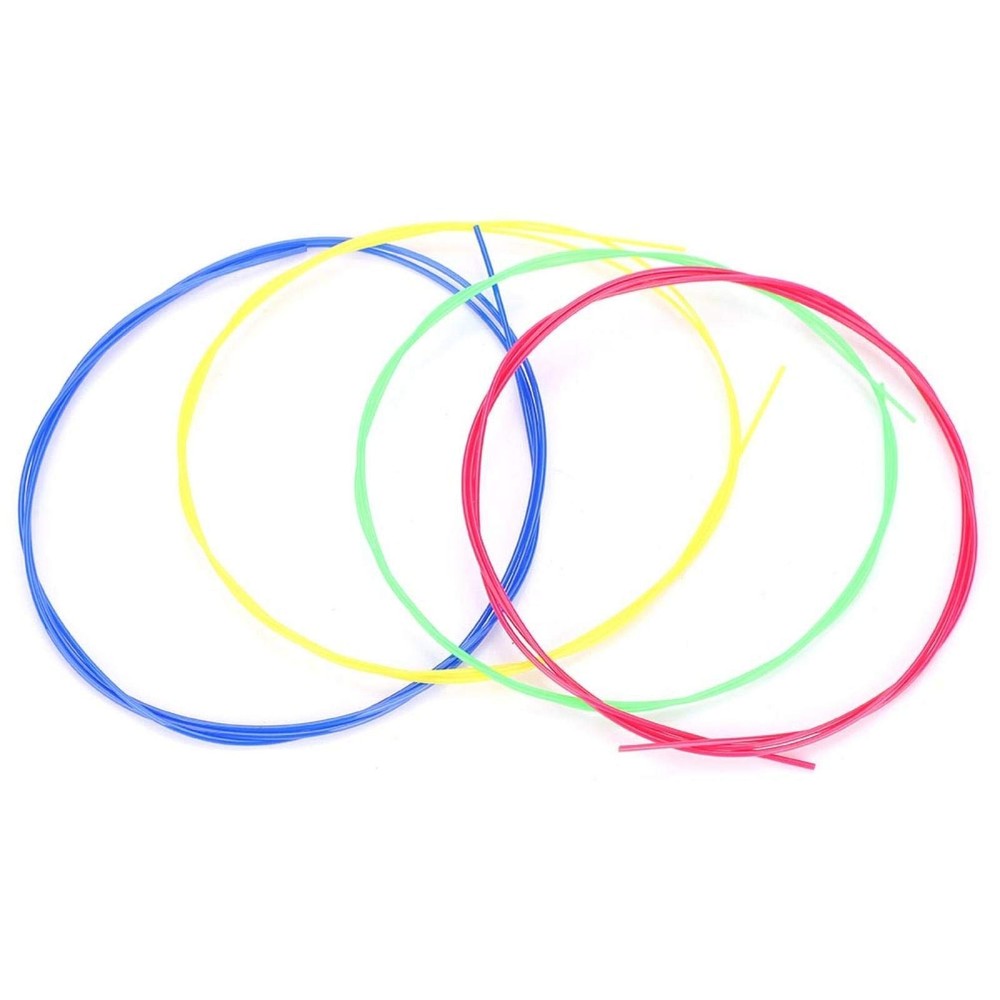 Ukulele Strings Set,4pcs/Set Colorful Nylon Strings Replacement Part Accessor...