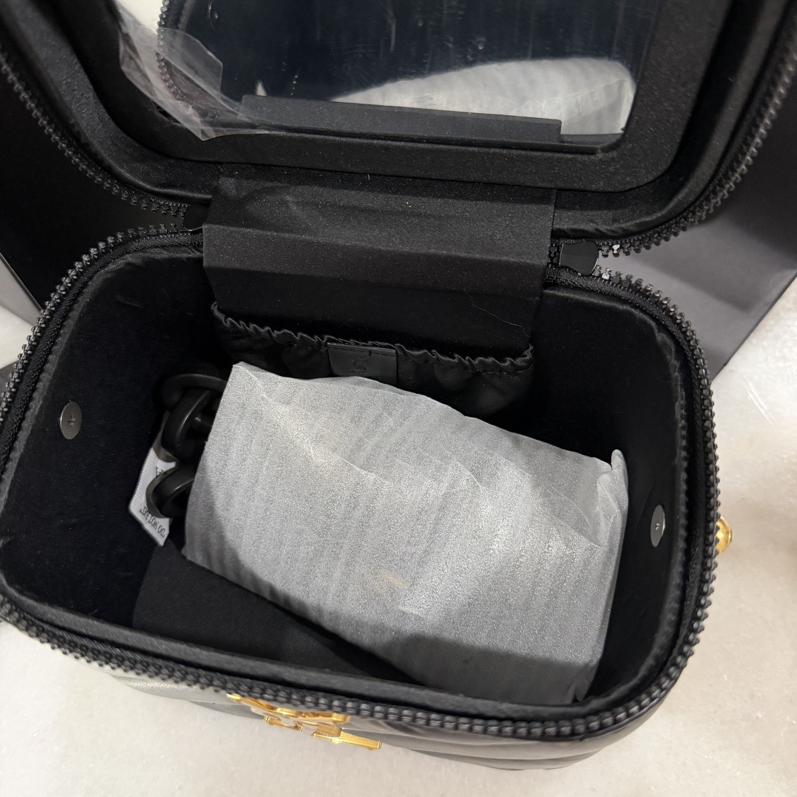 YSL Yves Saint Laurent Beaute Beauty GWP VIP Vanity Case Converted Bag Black NEW