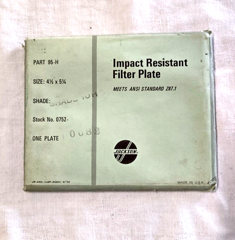 Jackson Welding Helmet Filter Plate Shade 10H