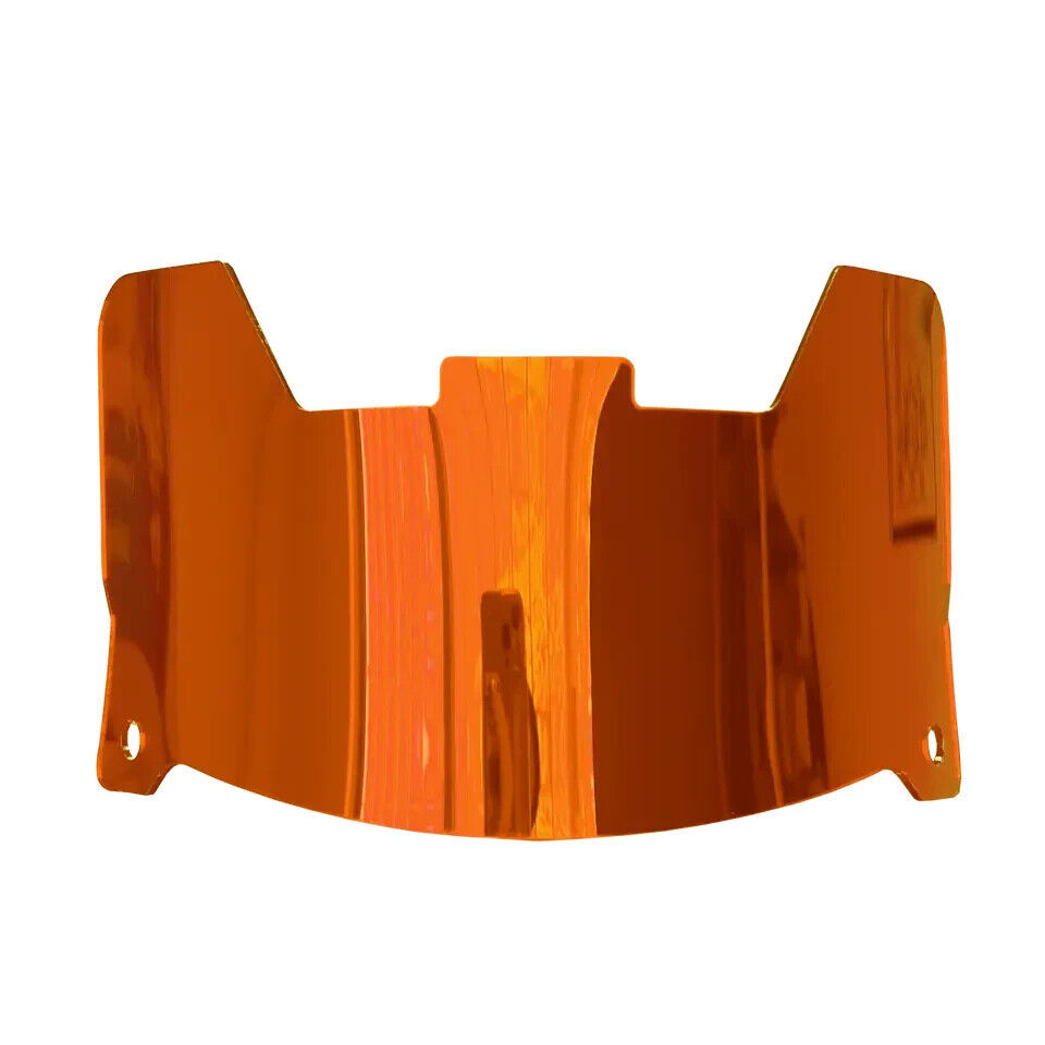 MIRRORED Full Size Football Helmet Visors Comes With Set of Clips DISPLAY ONLY