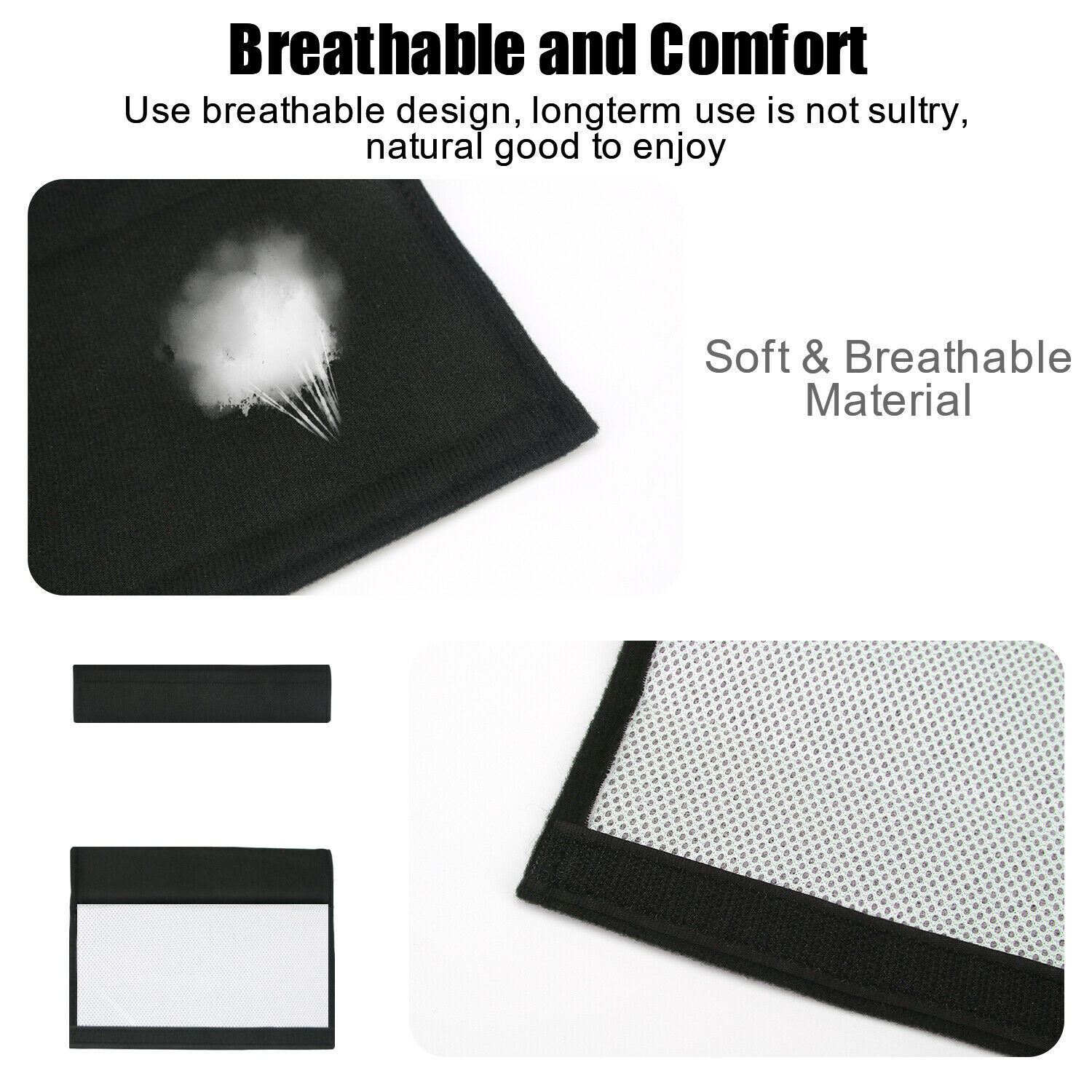 4PCS Universal Seat Belt Cover Soft Shoulder Pad Strap Protector Car Truck USA