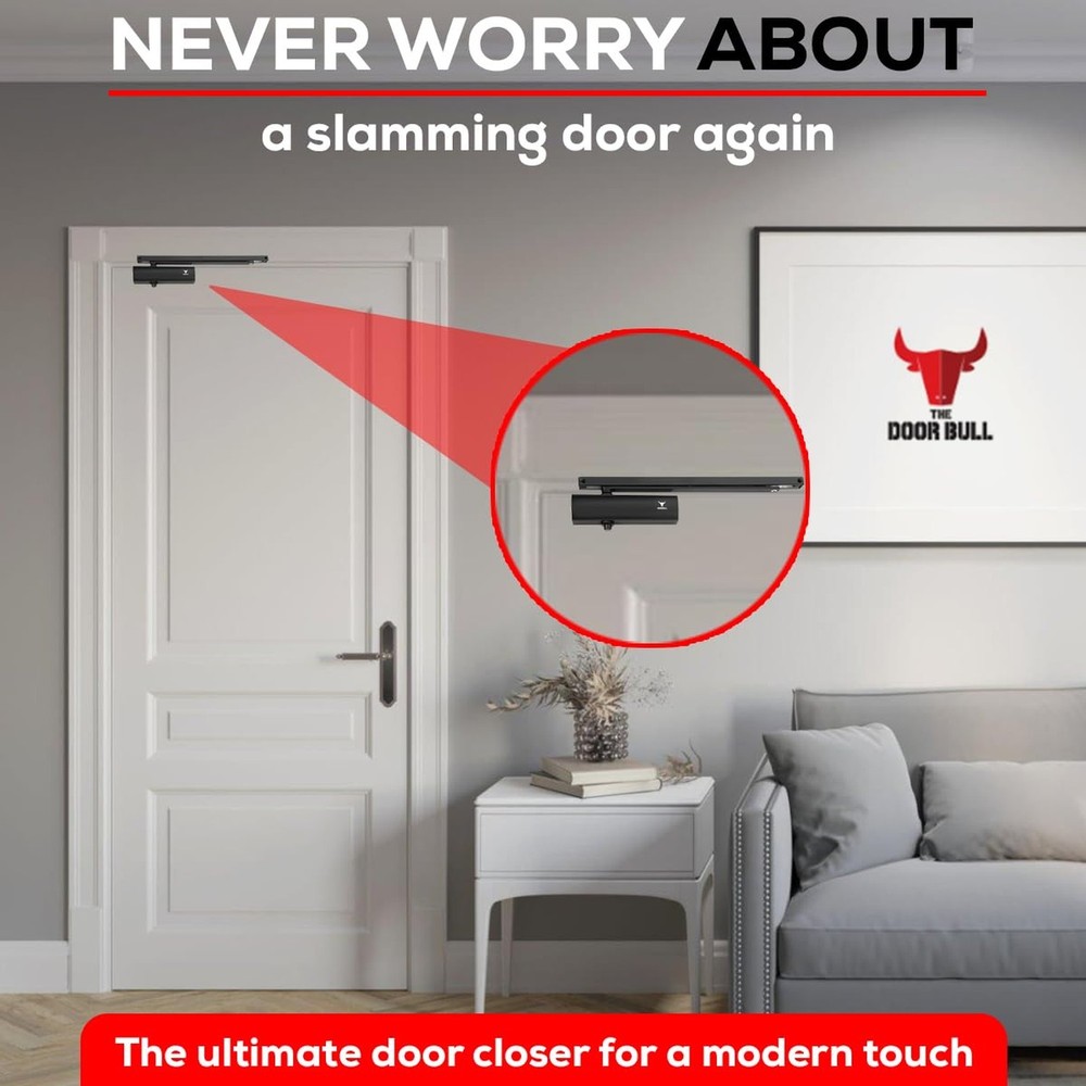 Series 5000 Automatic Door Closer – Surface Mounted Hydraulic Closer with
