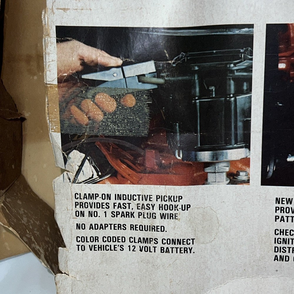 Vintage Sears Craftsman Inductive Timing Light Model 244 2138 With Box