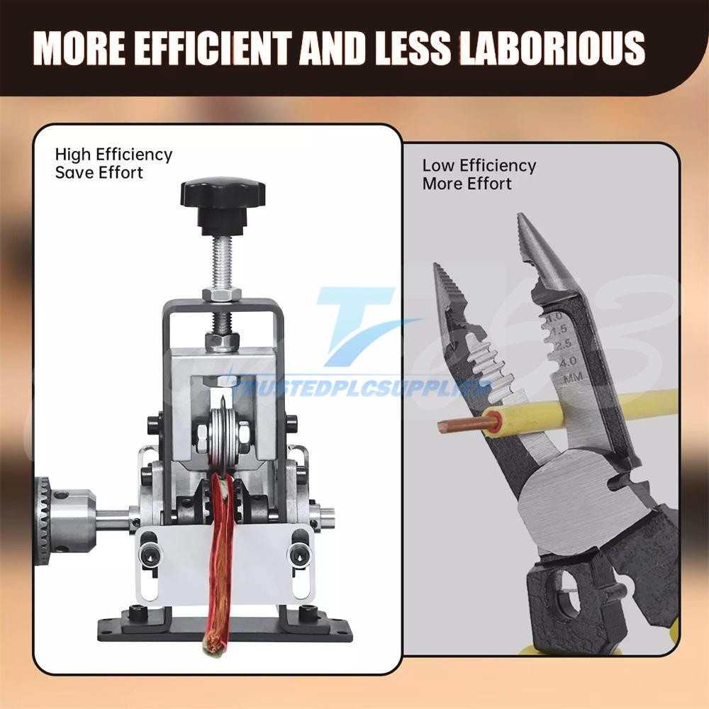 1-25mm Portable Manual Wire Stripping Machine Recycling Wire Stripper