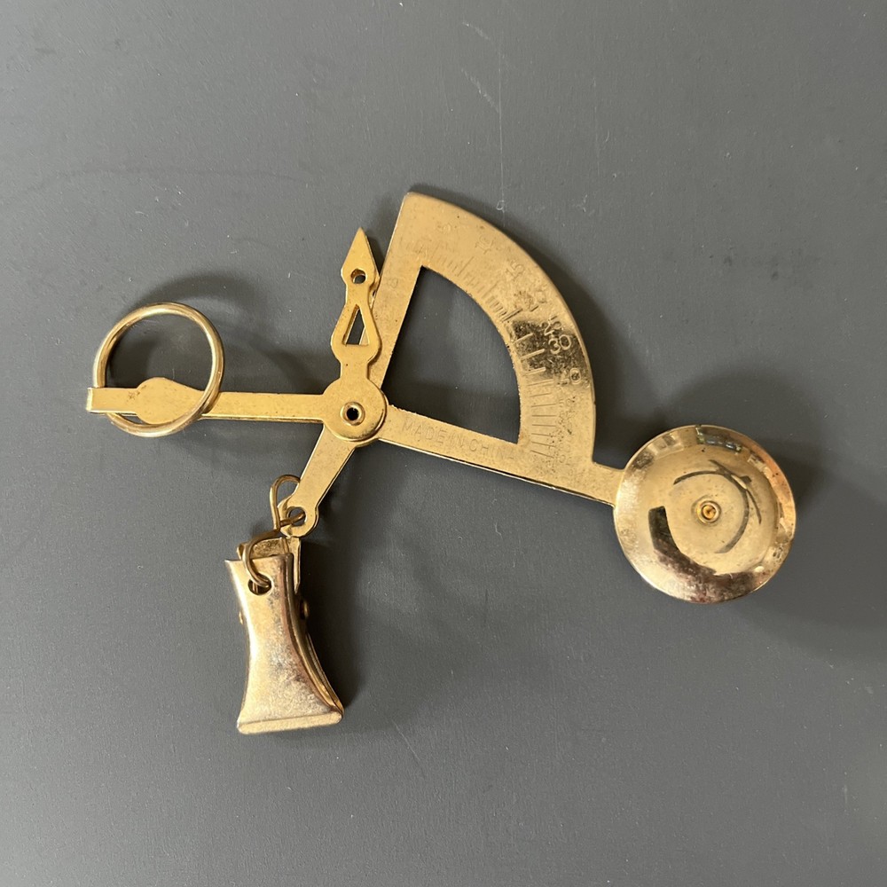 Pocket Postal Letter Hand Held Postage Scale Vintage
