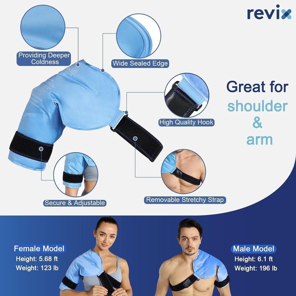 Flexible Shoulder Ice Pack with Long Lasting Relief