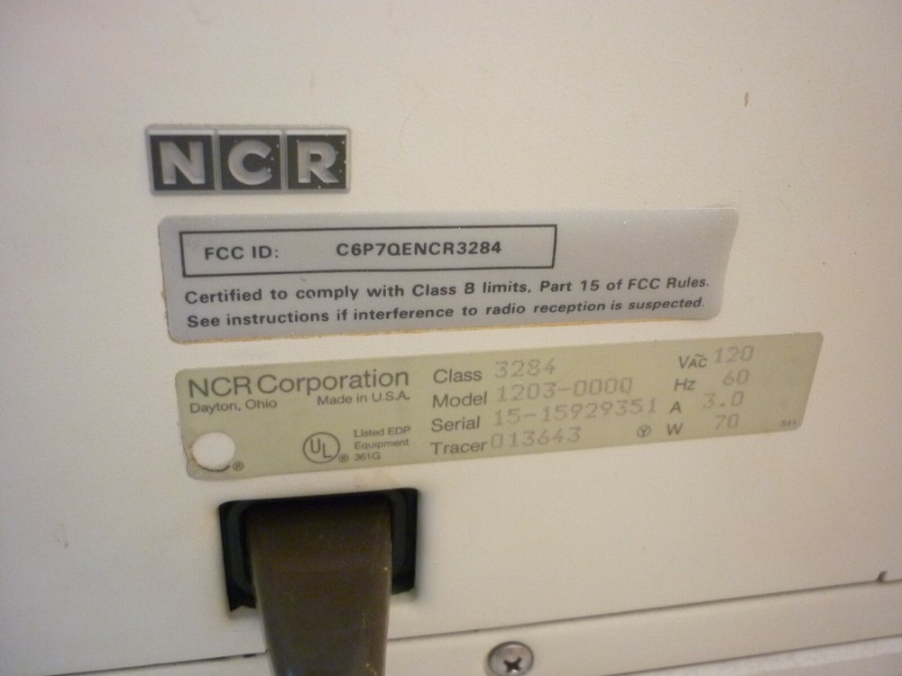 VINTAGE COMPUTER NCR MODEL 1203