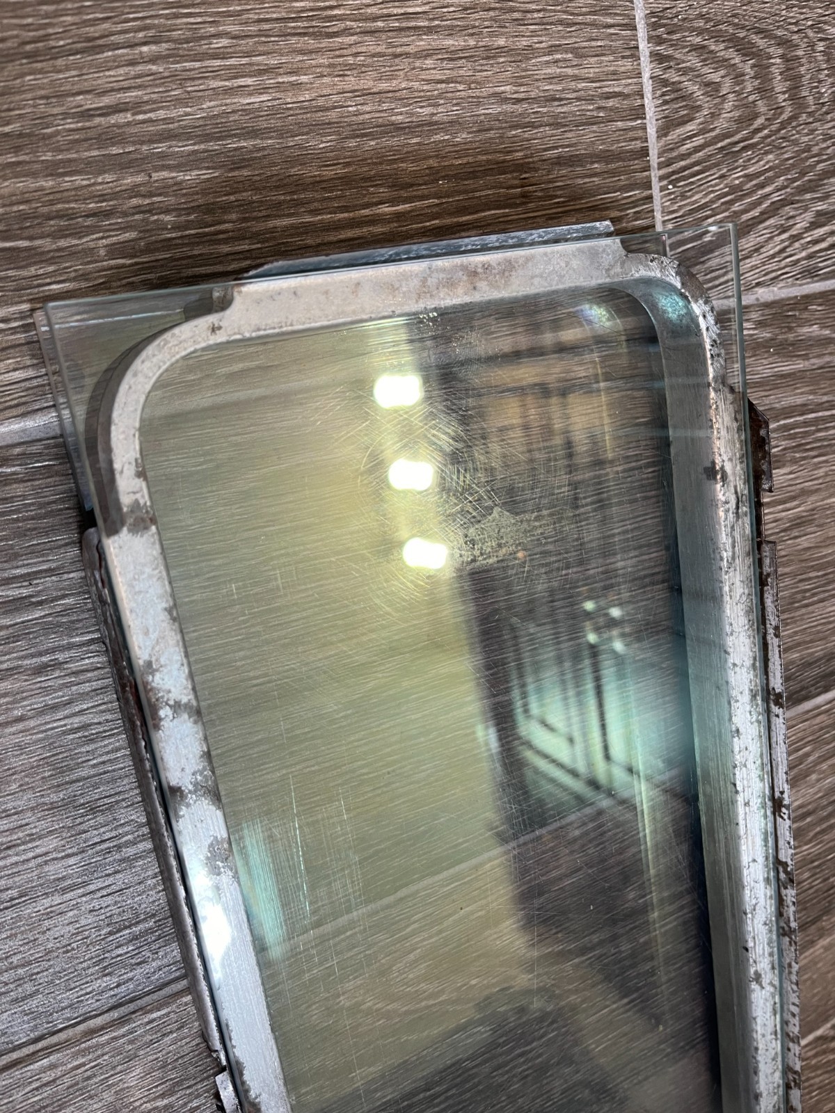 GE General Electric Range Oven Door Glass & Frame WB56K5 & WB56K19 16" x 7" #8