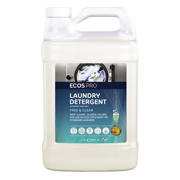 Ecos Pro Pl9764/04 High Efficiency Laundry Detergent, Liquid, Odorless, Clear,