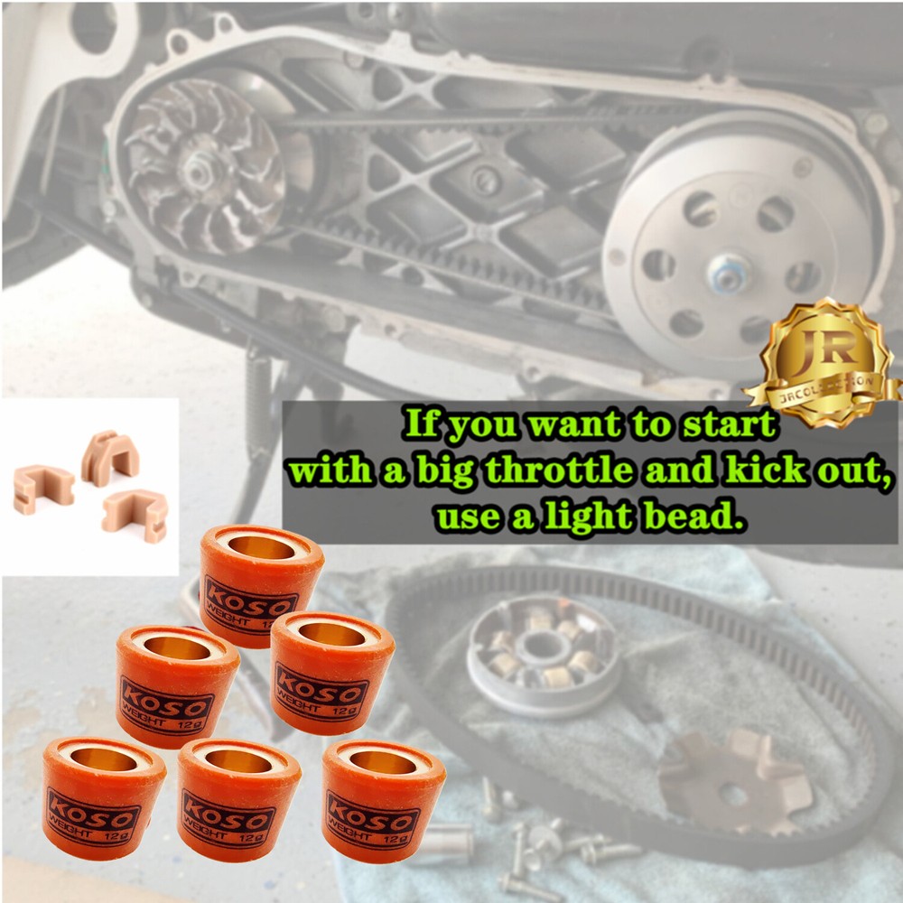 Variator Performance Roller  Scooter Moped  ATV GY6 Multiple weight options