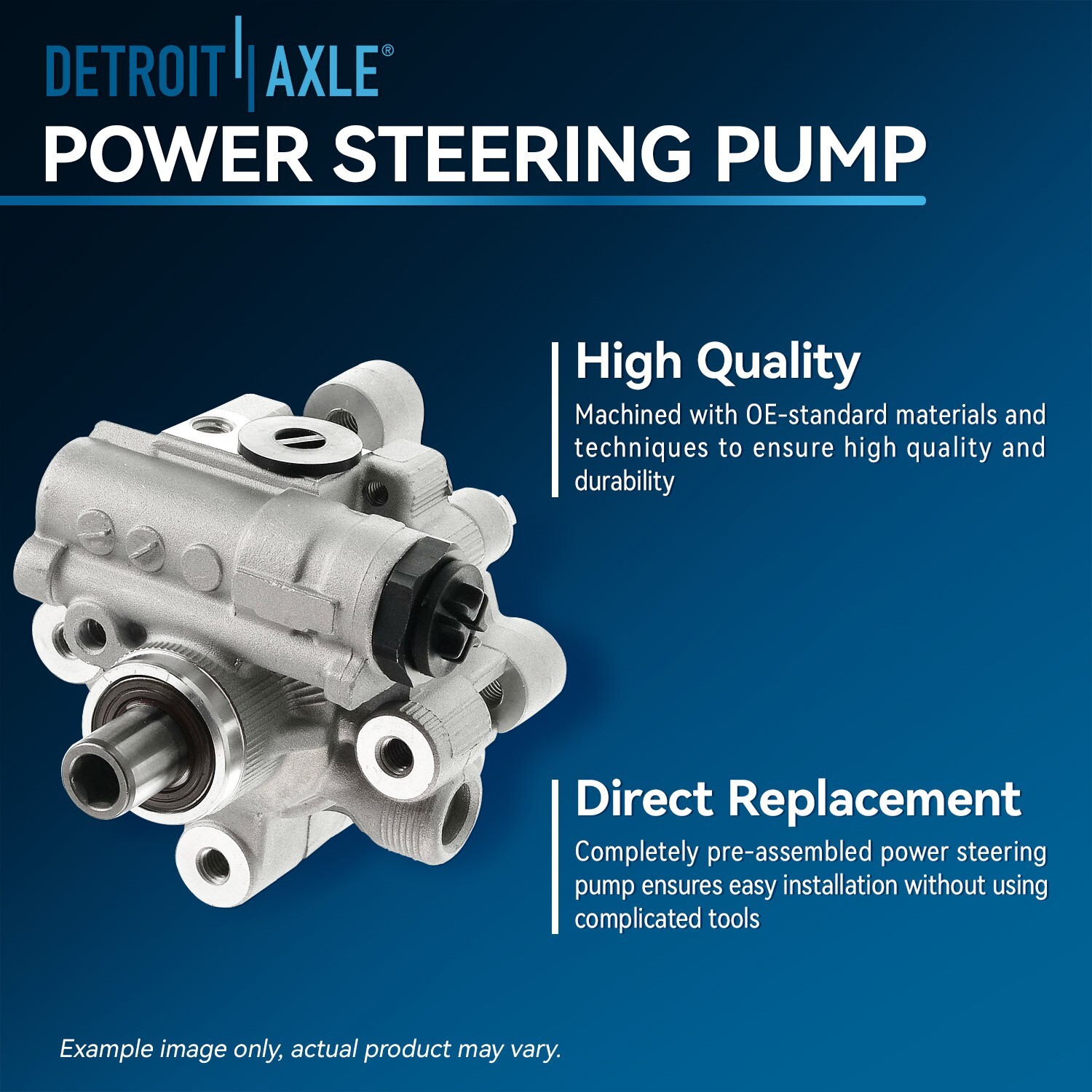 Power Steering Pump for 2006 - 2007 Honda CR-V Accord Element Acura TSX RSX RDX