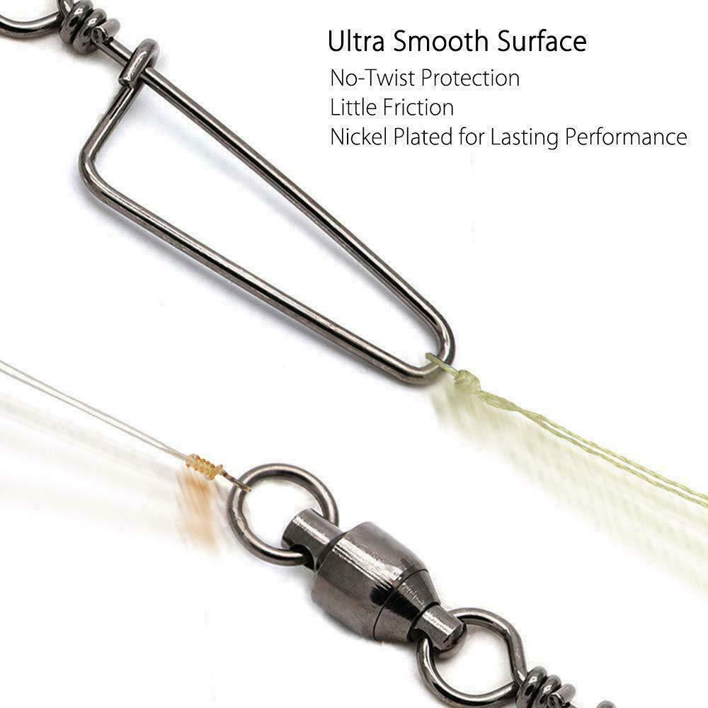 Fishing Line Swivels (20 Piece/Pack)