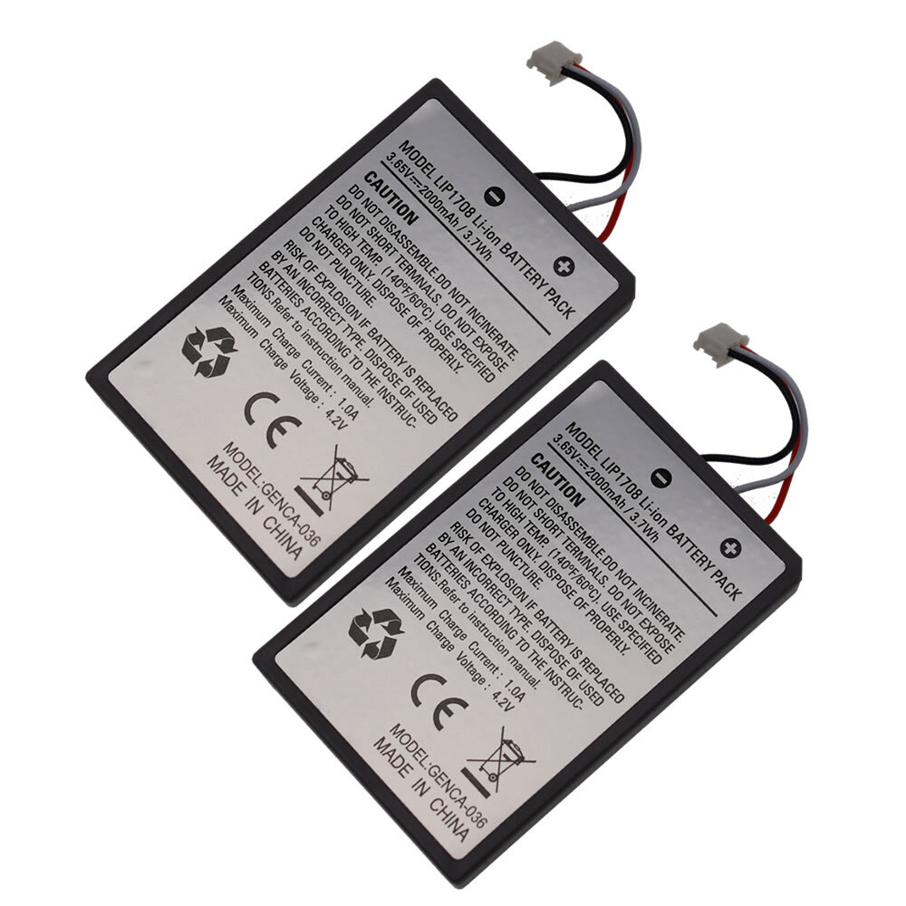 2.0Ah Replacement Battery for Sony Playstation 5 PS5 Dualsense Controller Cable