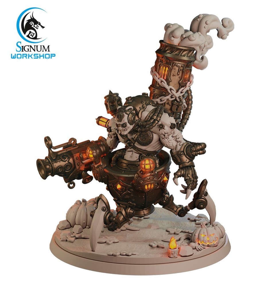 Techno Abomination, Signum Workshop, Experimental Monster Horror Miniature