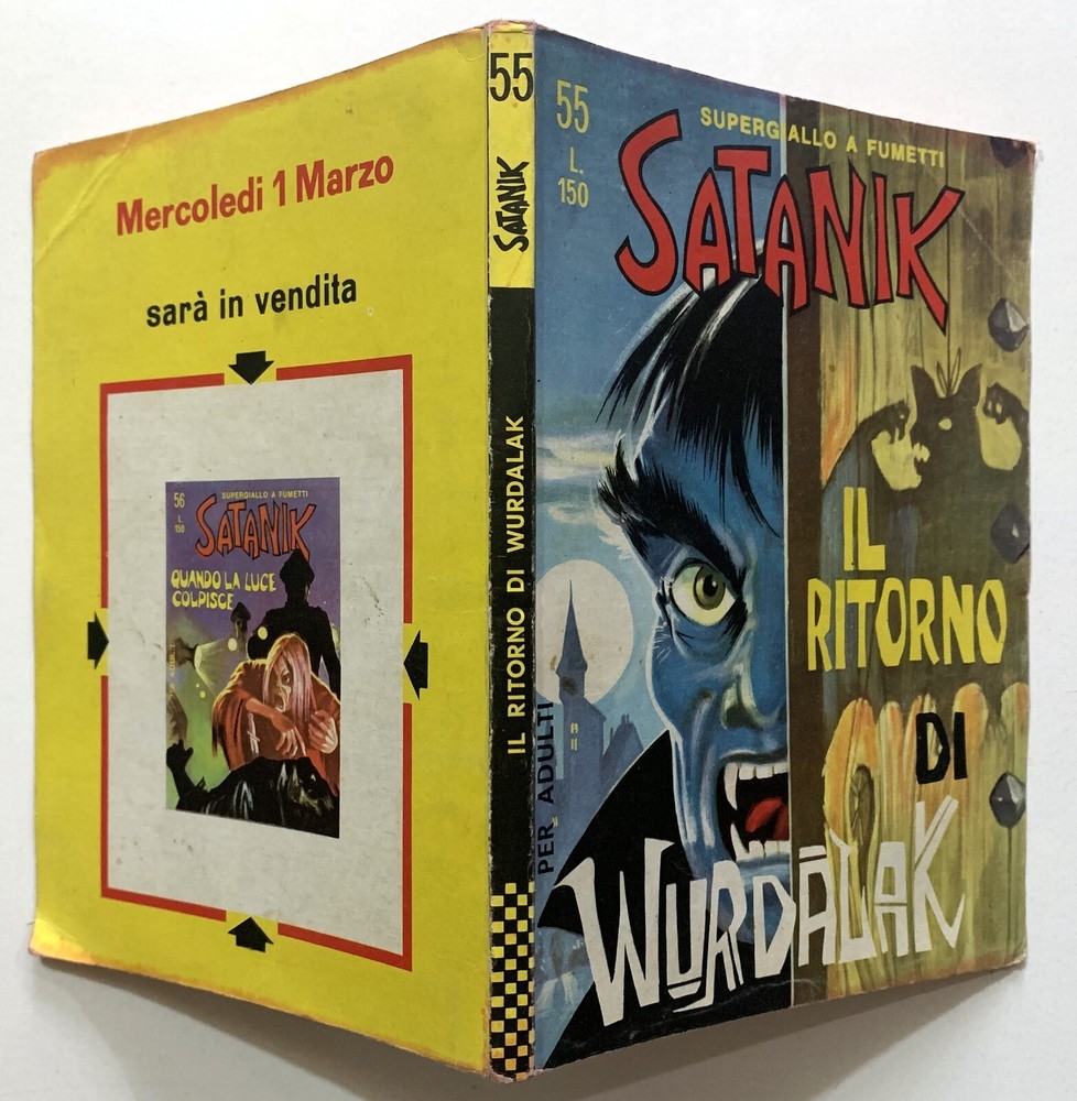 SATANIK N.55 1967 CORNO