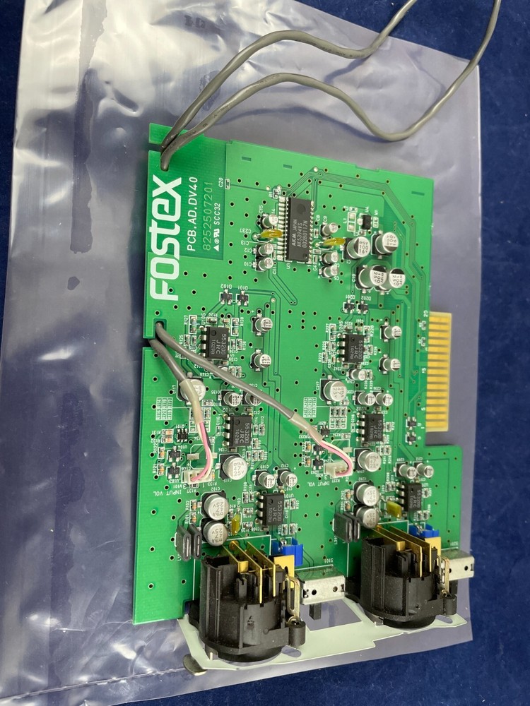 Fostex DV40 DVD Master Recorder Replacement input card 8252507201