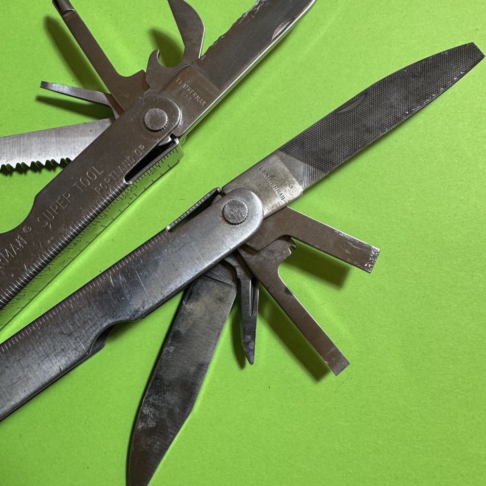 Leatherman Super Tool Plier Multi Tool Pocket Knife Stainless EDC #852