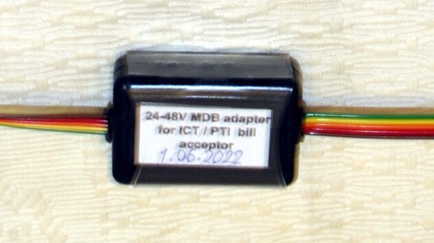 ICT P L Series Bill Acceptor Note Validator 24 Volt MDB Cable Adapter