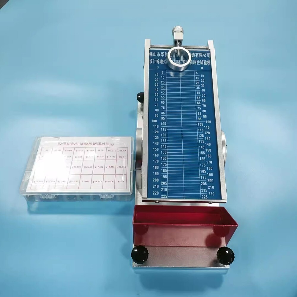 Tape Initial Adhesion Tester Initial Adhesion Ball Test Machine with Steel Balls