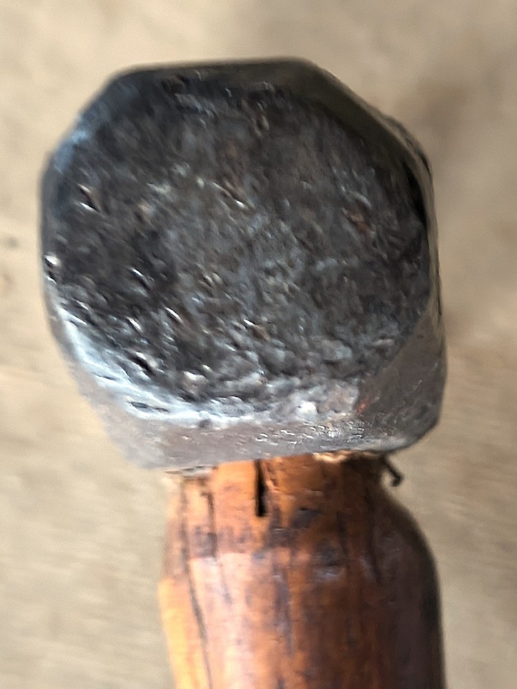 Vintage blacksmith's hammer, double faced