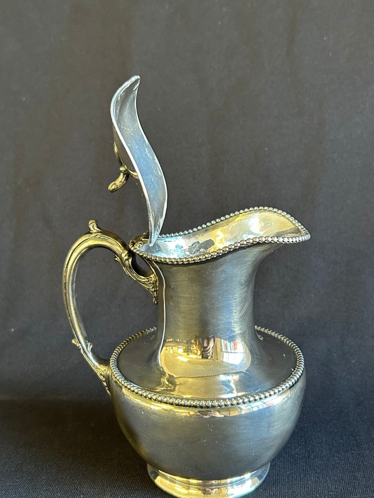 Superior Silver Co. Quadruple Plate Syrup Pitcher
