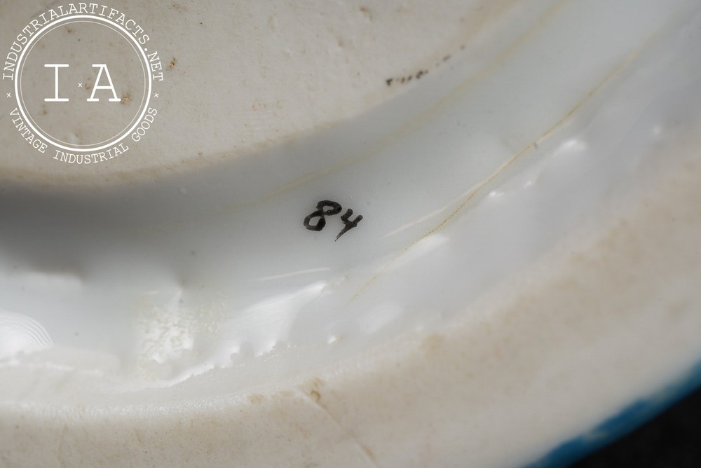 Dewar’s White Label Figural Globe Ceramic Match Holder