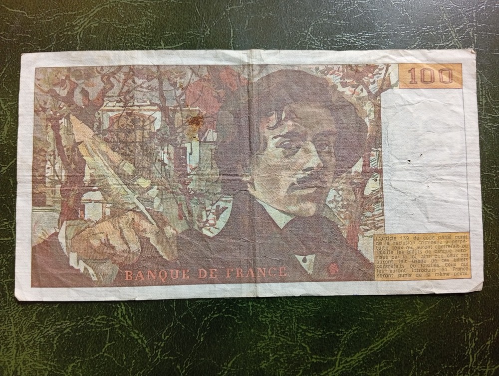 FRANCE Banknotes, 100 Francs 1987
