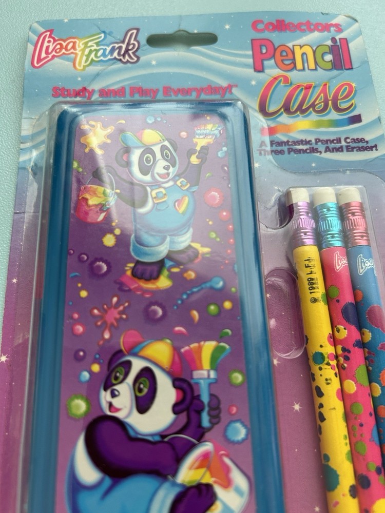 Vintage Lisa Frank Pencil Case NOS