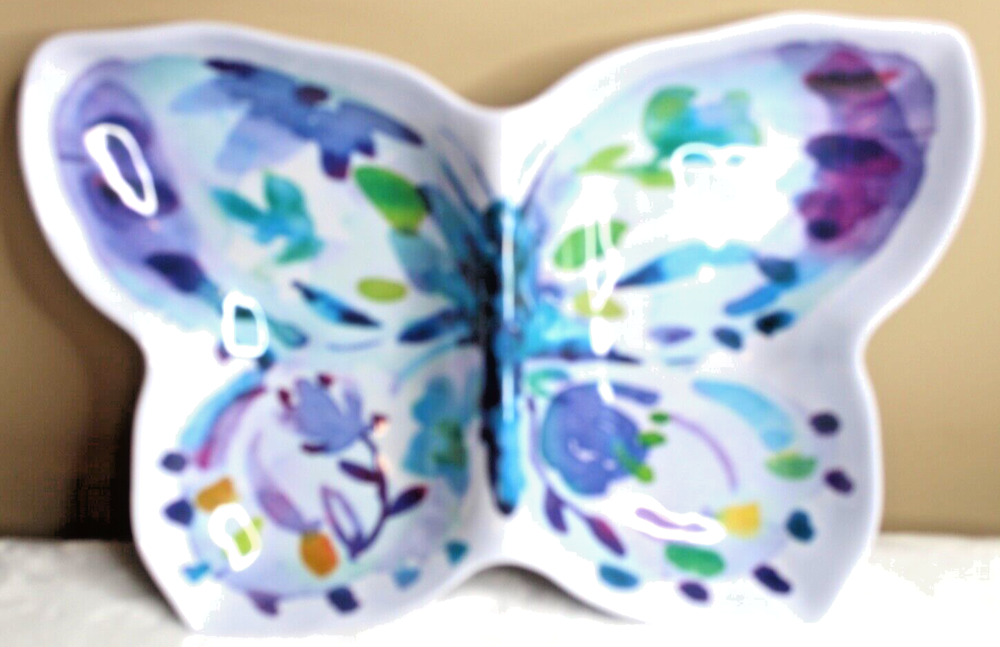 Butterfly Serving Tray Melamine 15in X 9.6in