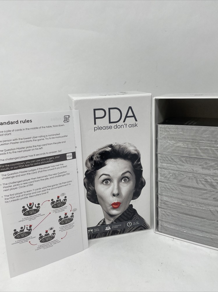 PDA Please Don’t Ask Fun Party Game Card