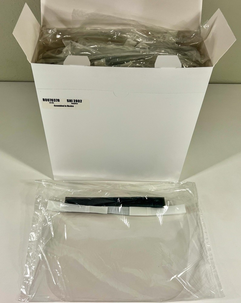 100/case Coverall Full Face Shield, Alpha ProTech 2802, Clear, 7 Mil