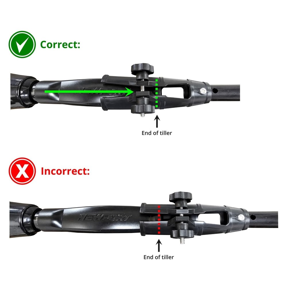 Ironwood Pacific HelmsMate Tiller Extension Handle B | Basic Model | 30" Fixe...
