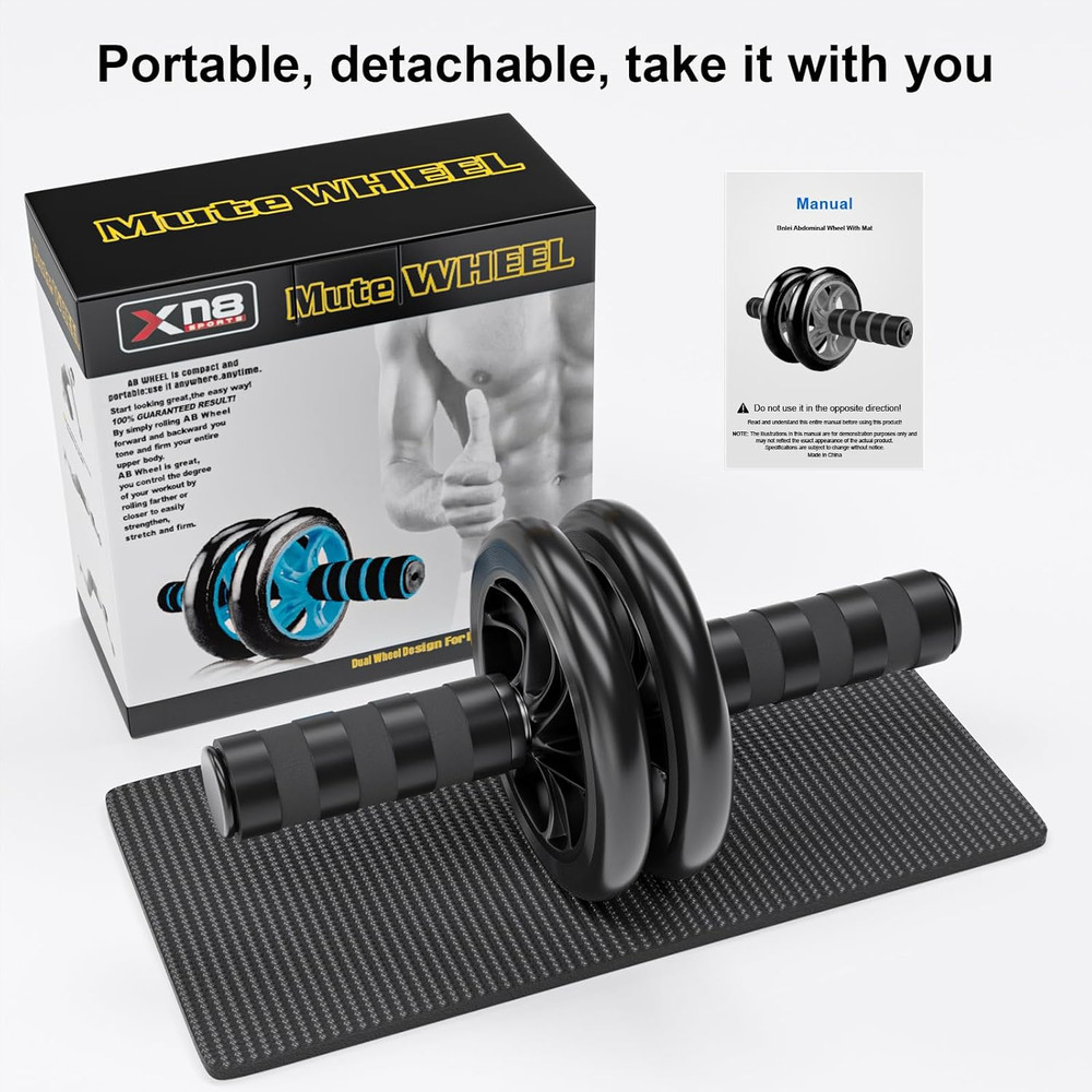 Abdominal Wheel, Ab Roller for Abdominal Exercise Machine, Abs Workout Equipment