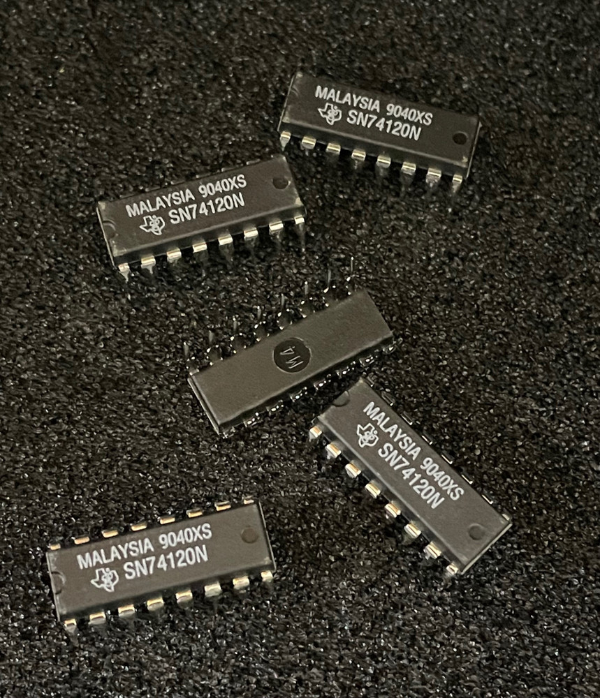 5pc T.I.  SN74120N   Integrated Circuit Plastic Package **NOS