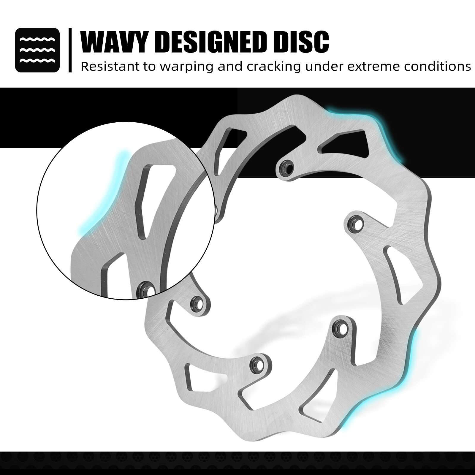 220mm Rear Brake Disc Rotor For KTM 125 150 200 250 300 350 400 450 500 525 530