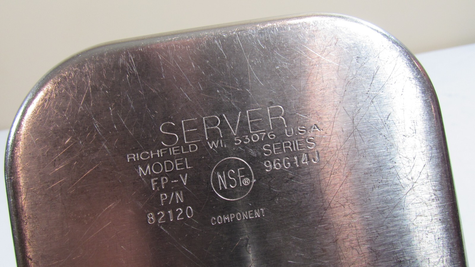 Pre-Owned Server FP-V 82120 Stainless Steel 1.25oz Pump with Lid PC3