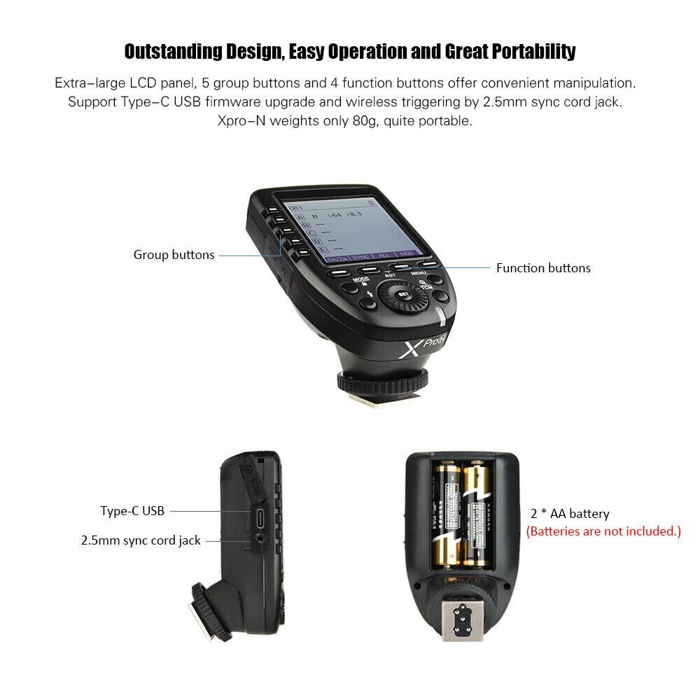 Godo x XPro-S Wireless Transmitter Trigger For Sony Cameras