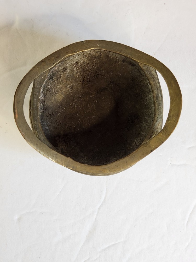 Chinese Gilt Bronze Tripod Incense Burner