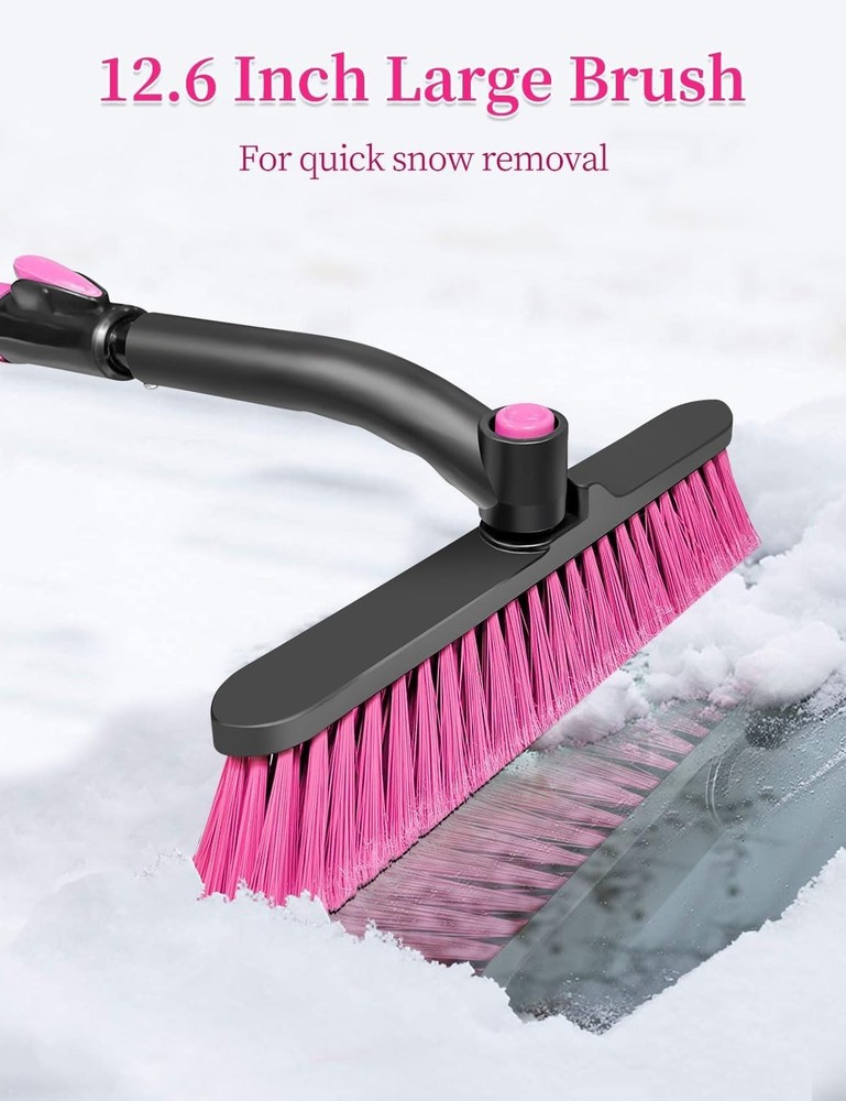 44 Inch Snow Brush for SUV, Ice Scraper for Car Windshield Window, Extendable...