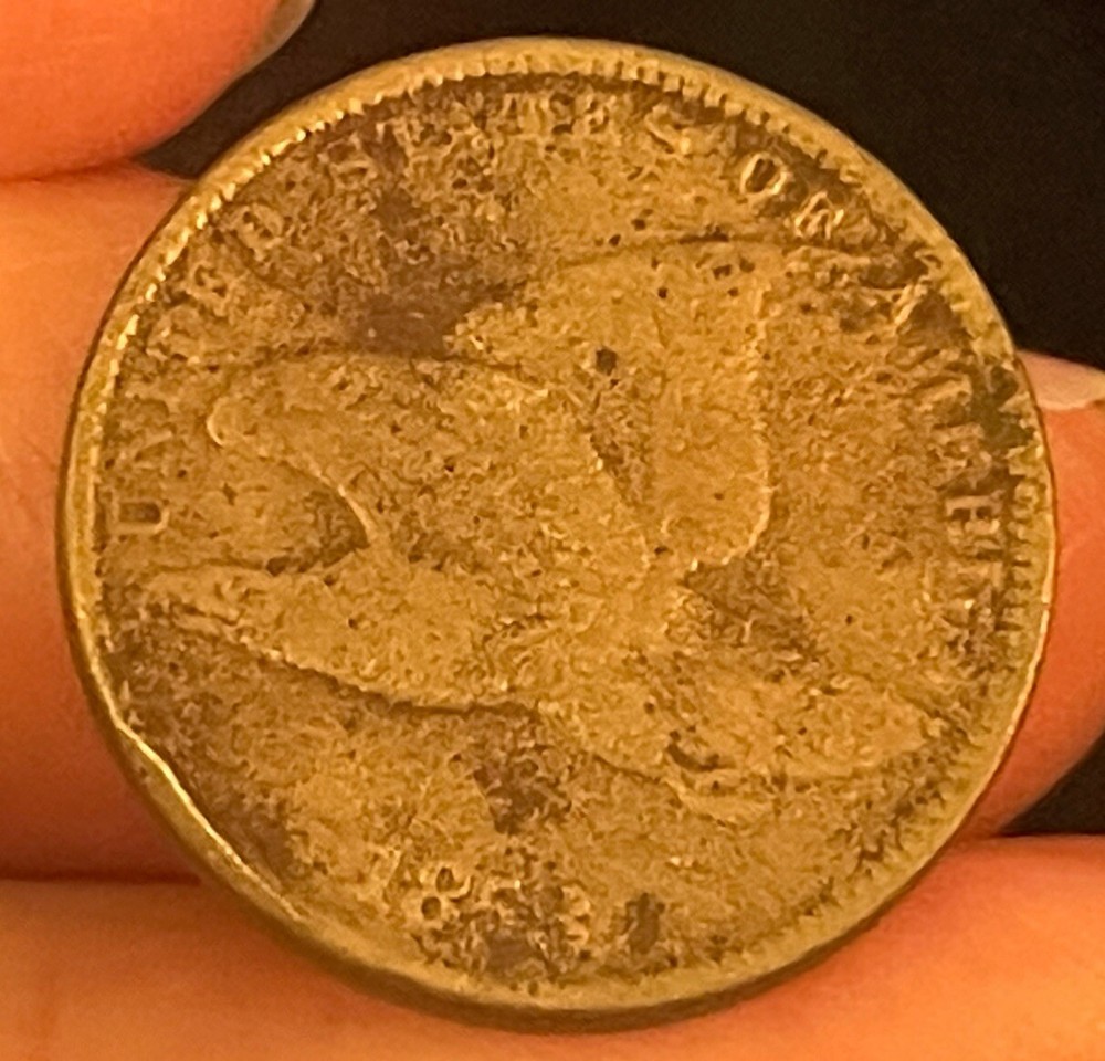 1858 Flying Eagle Cent Penny  AS IS