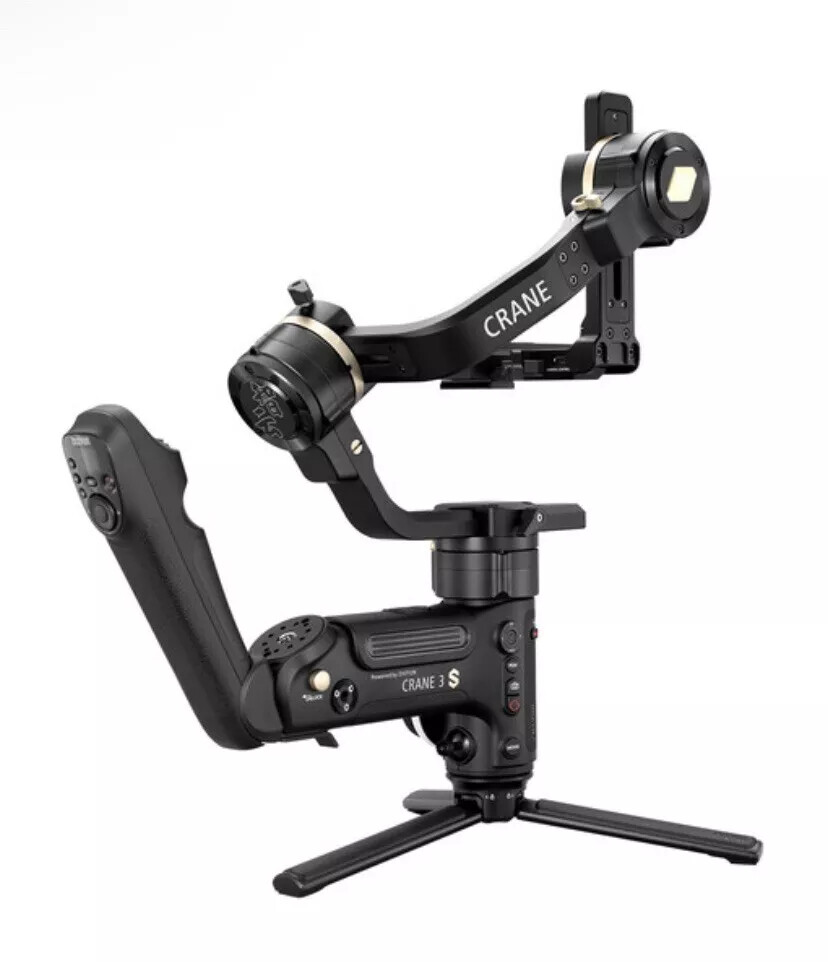 ZHIYUN Crane 3S 3-Axis Handheld Stabilizer for Canon Nikon Sony Camera w/ Extras