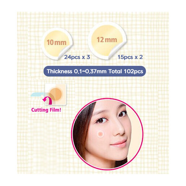 OLIVE YOUNG Care Plus Scar Cover Spot Patch 102 Count Acne Patch