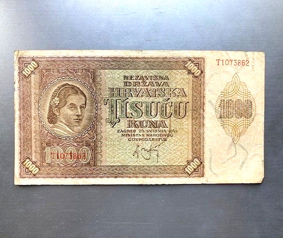 1000 kuna NDH 1941