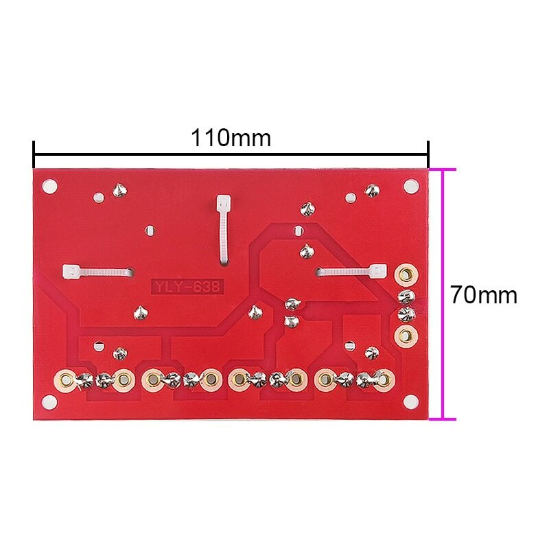 200W Bass Crossover Treble + Midrange + Dual Woofer Speaker Crossover Divider