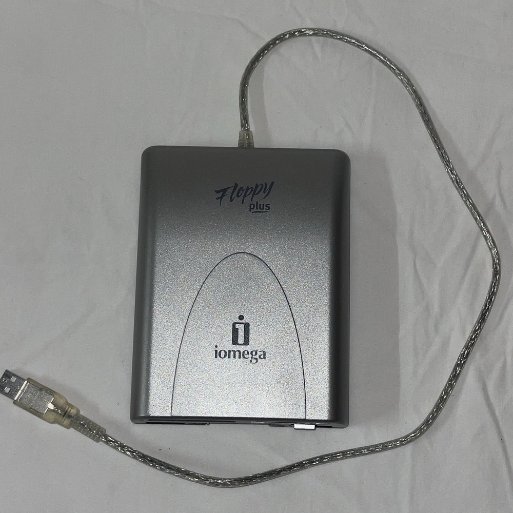 Iomega Floppy Plus USB External Drive CF SD MMC MS Card Reader Tested Works