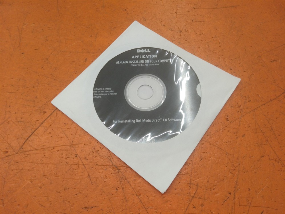 ⭐️⭐️⭐️⭐️⭐️Dell Application Reinstalling Dell MediaDirect 4.0 Software Disc Only