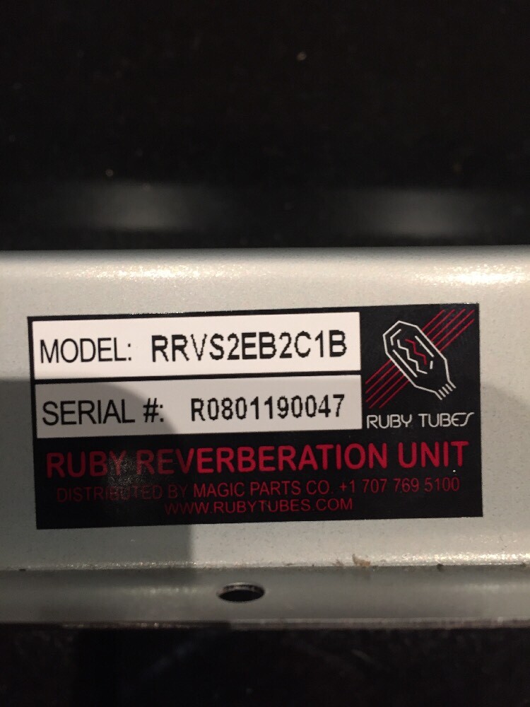 Ruby Reverberation Unit Rrvs2eb2c1b