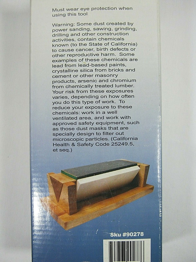 Three Stone Sharpener Sku #90278 Opened Box Knife Sword Sharpen